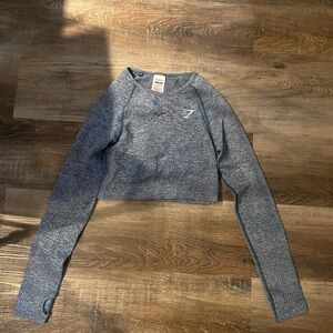 Gymshark cropped long sleeve shirt